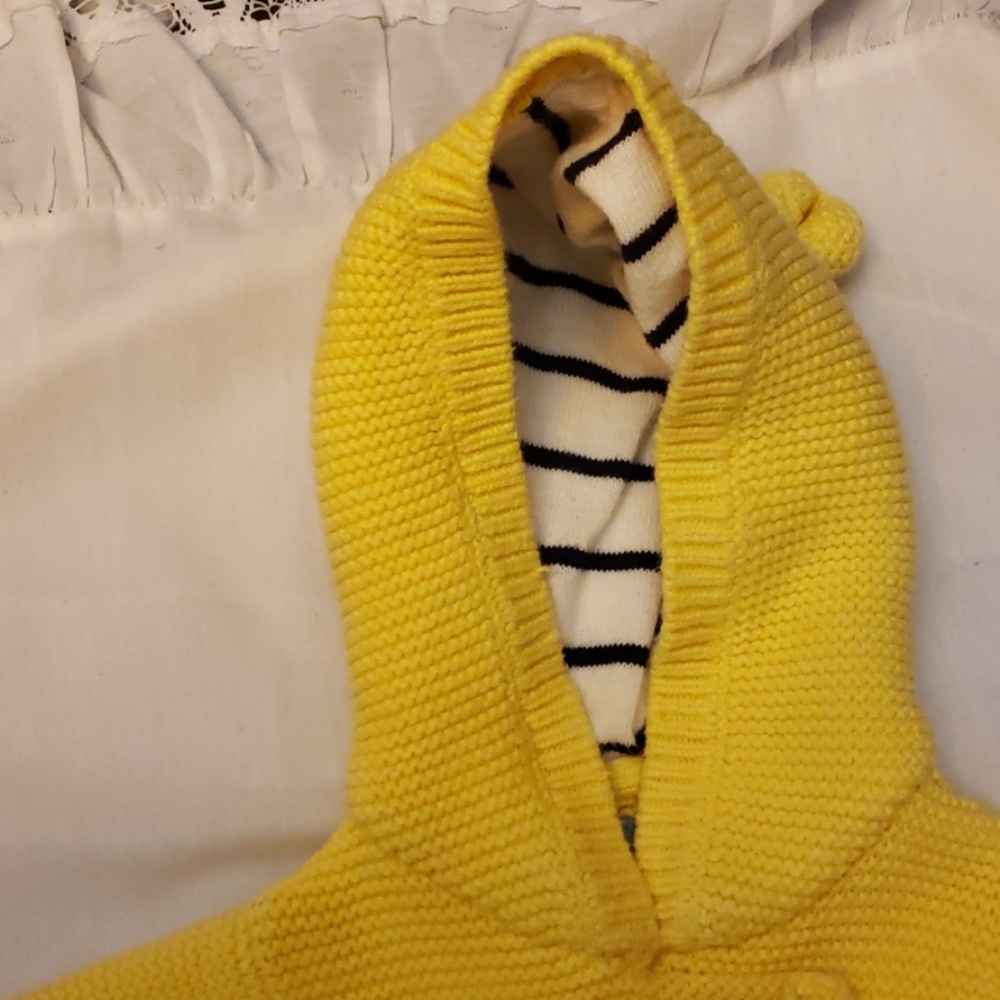 Baby Gap Knitted 3-6 Mths Old Hoodie Sweater - Picture 3 of 8